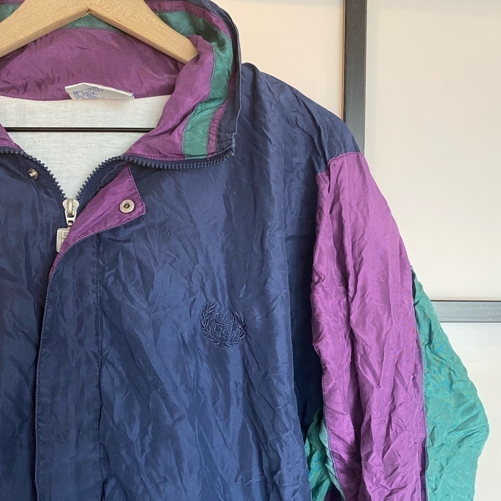 Givenchy silk track jacket vintage. Size medium - Picture 10 of 16